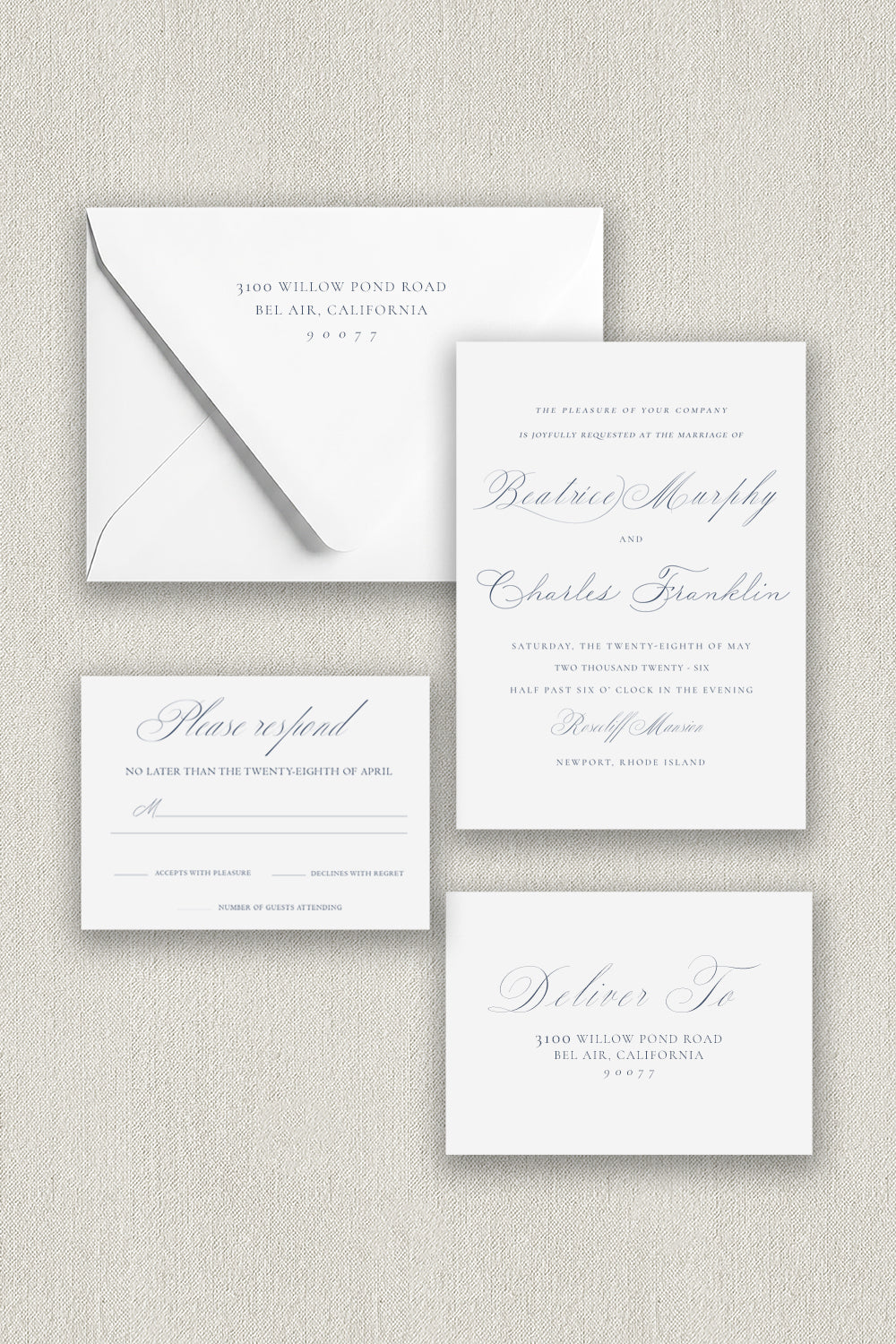 Beatrice Four-Piece Suite