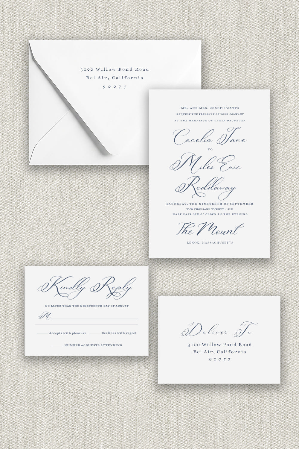 Cecelia Four-Piece Suite