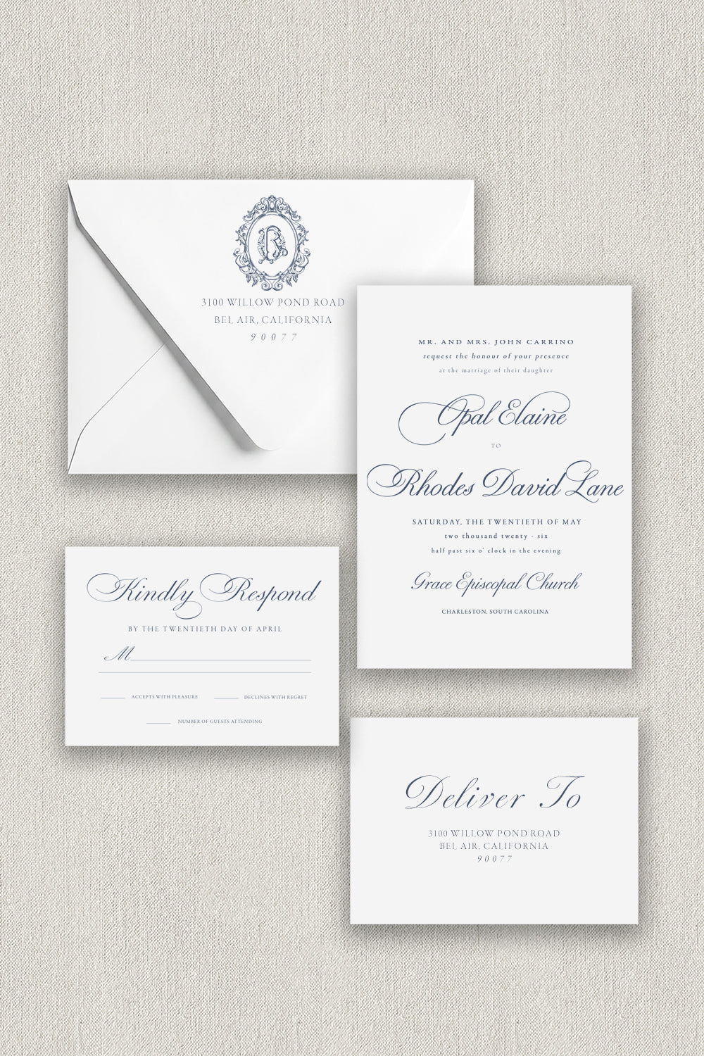 Opal Four-Piece Suite