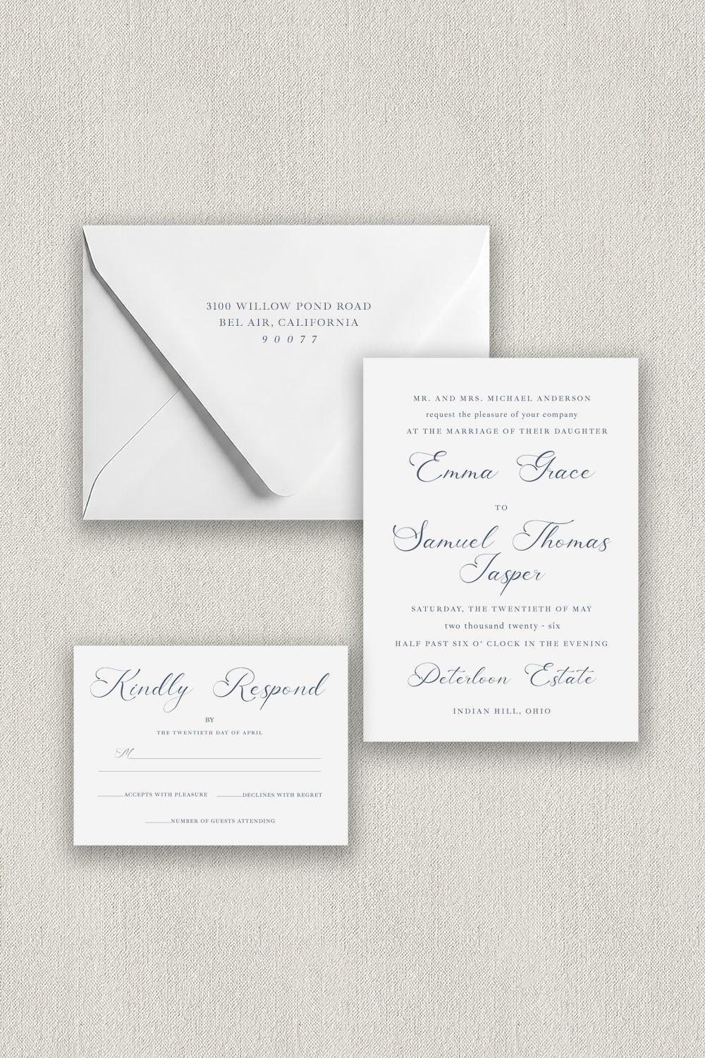 Emma Three-Piece Suite