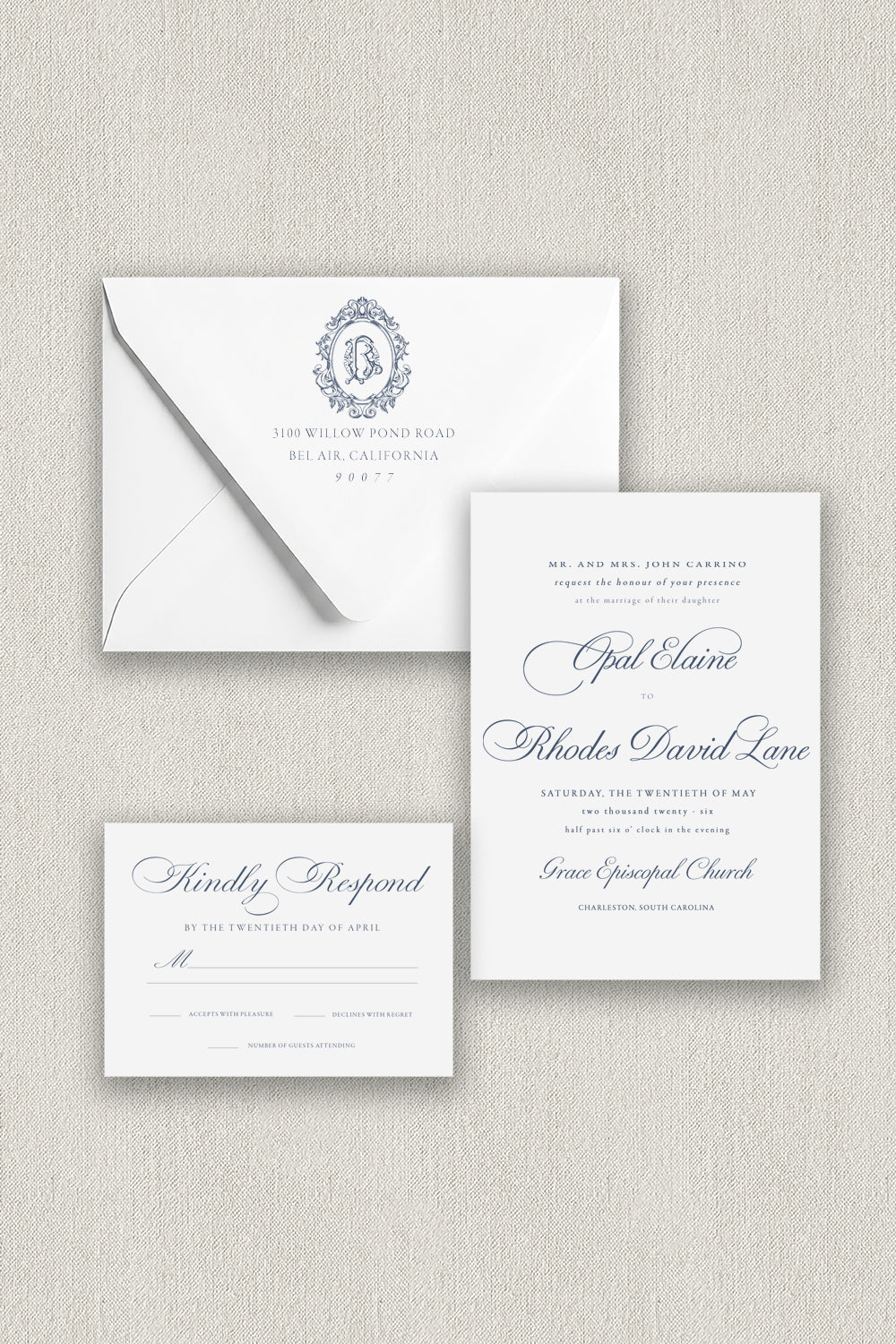 Opal Three-Piece Suite