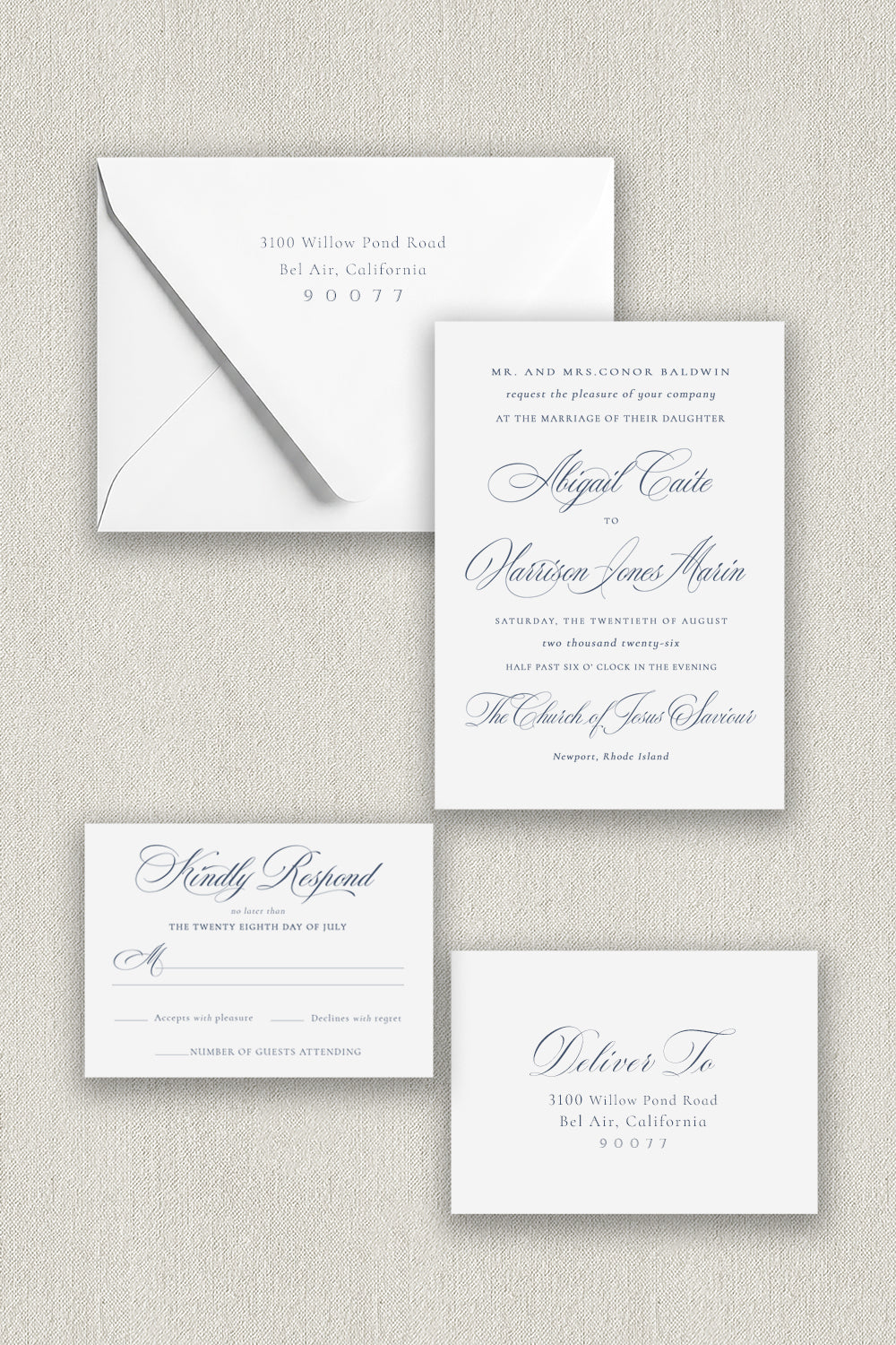 Abigail Four-Piece Suite