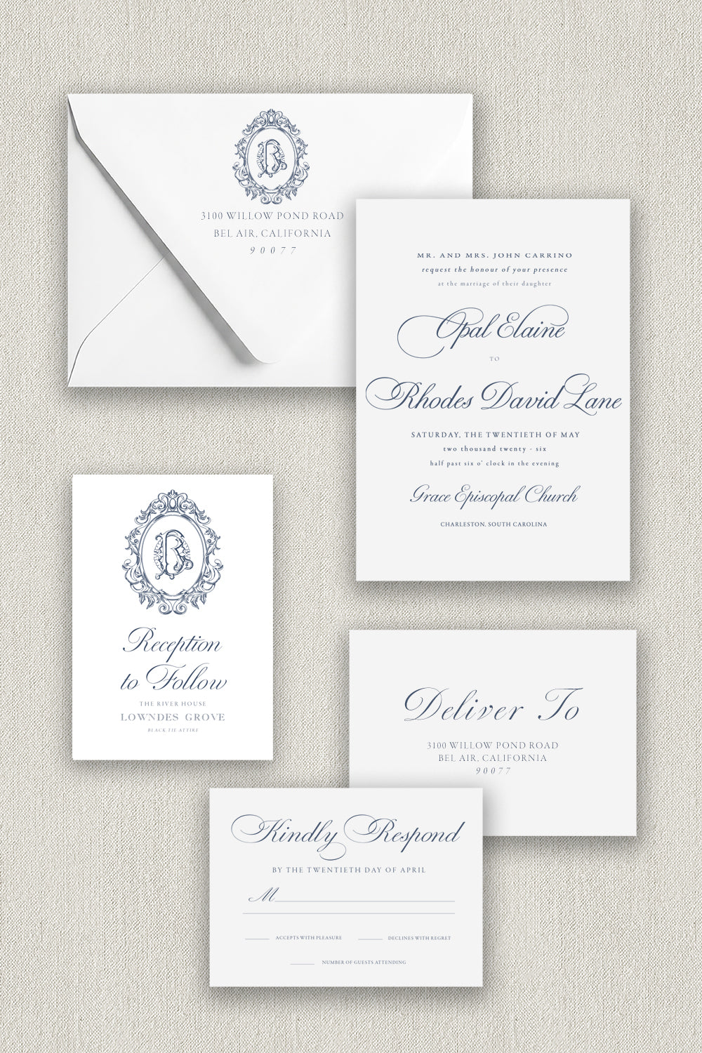 Opal Five-Piece Suite